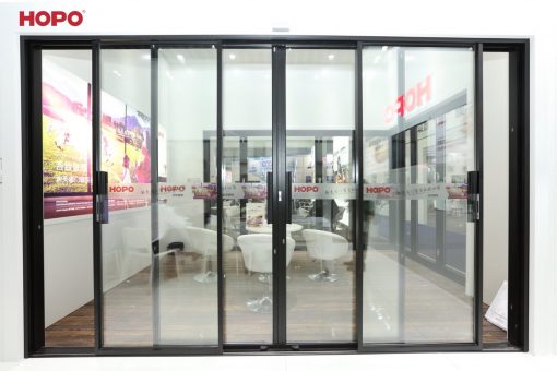 cửa đi nhôm HOPO mở trượt 4 canh
